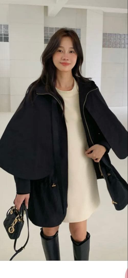 BB 3WAY CAPE COAT ブラック