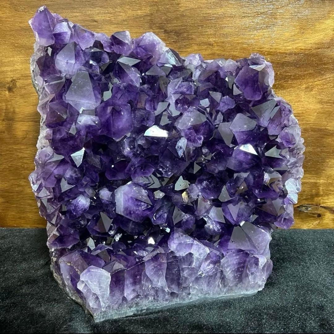 ✳️専用☆極上の発色放つ☆絢爛華麗なる極大美濃紫結晶☆アメジストクラスター 天然石