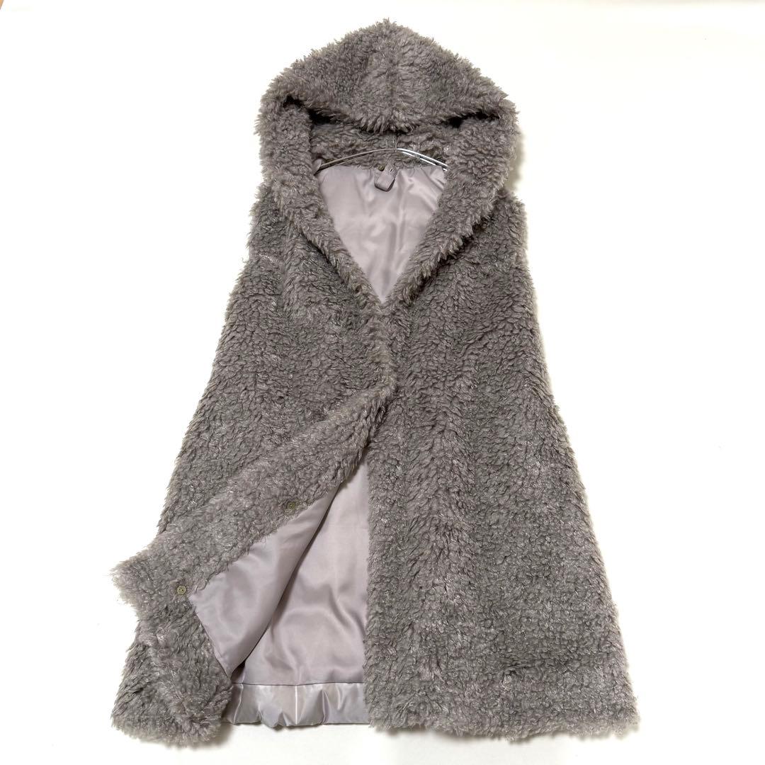 新品✨ダーマコレクション✨2wayフーデットコート　ボアライナー付き　Lサイズ