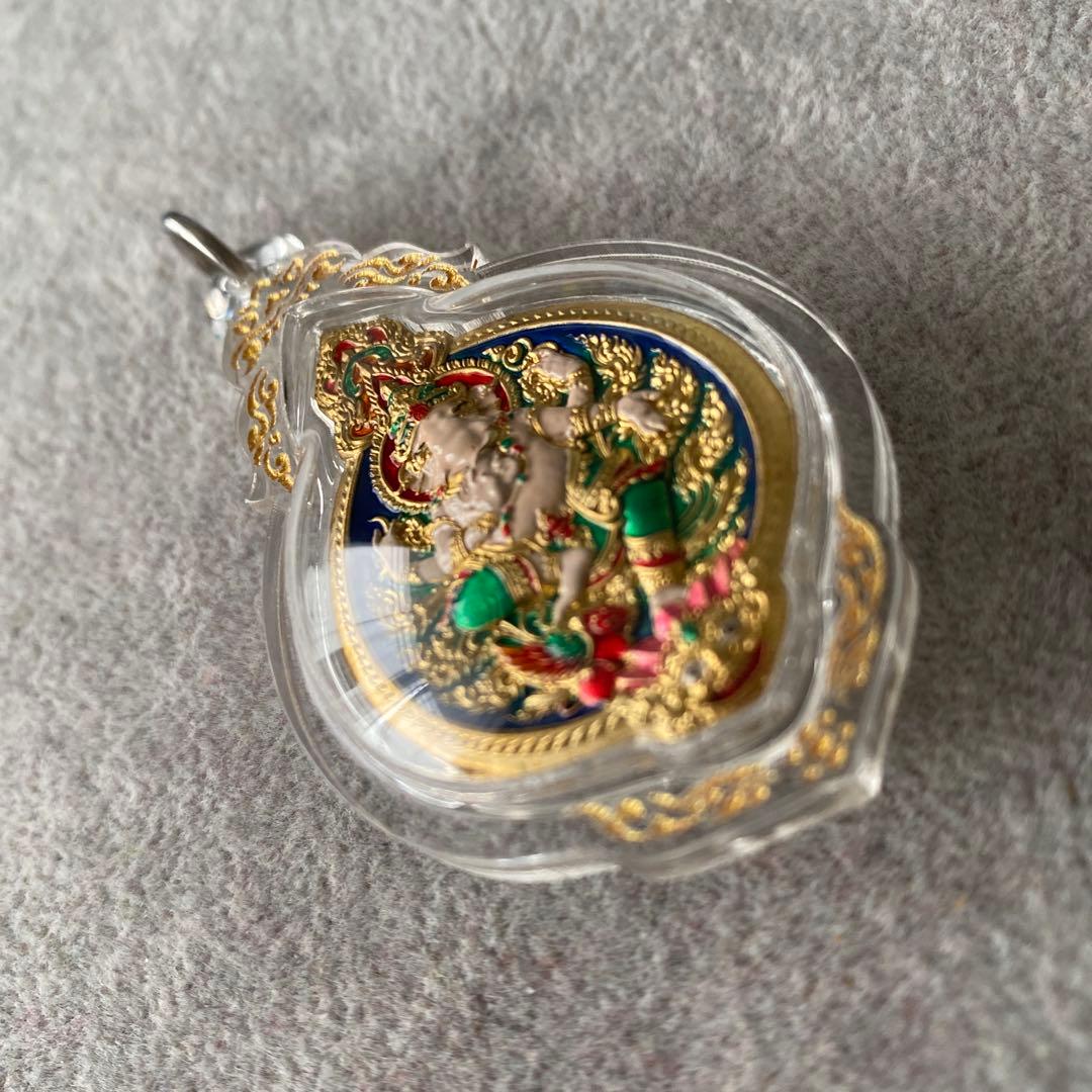 プラクルアン 優美なガネーシャ神 ラフー神 超レア品 芸術 開運 万能 御守り