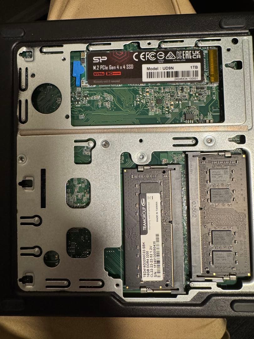 ミニPC ThinkCentre M75q-1 Tiny Ryzen5/32GB/1TB