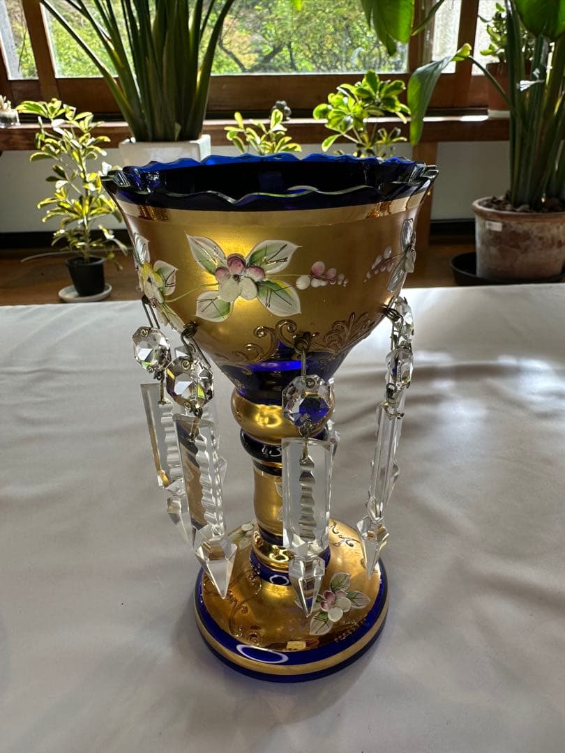 美しいベネチアンガラス製飲料セット