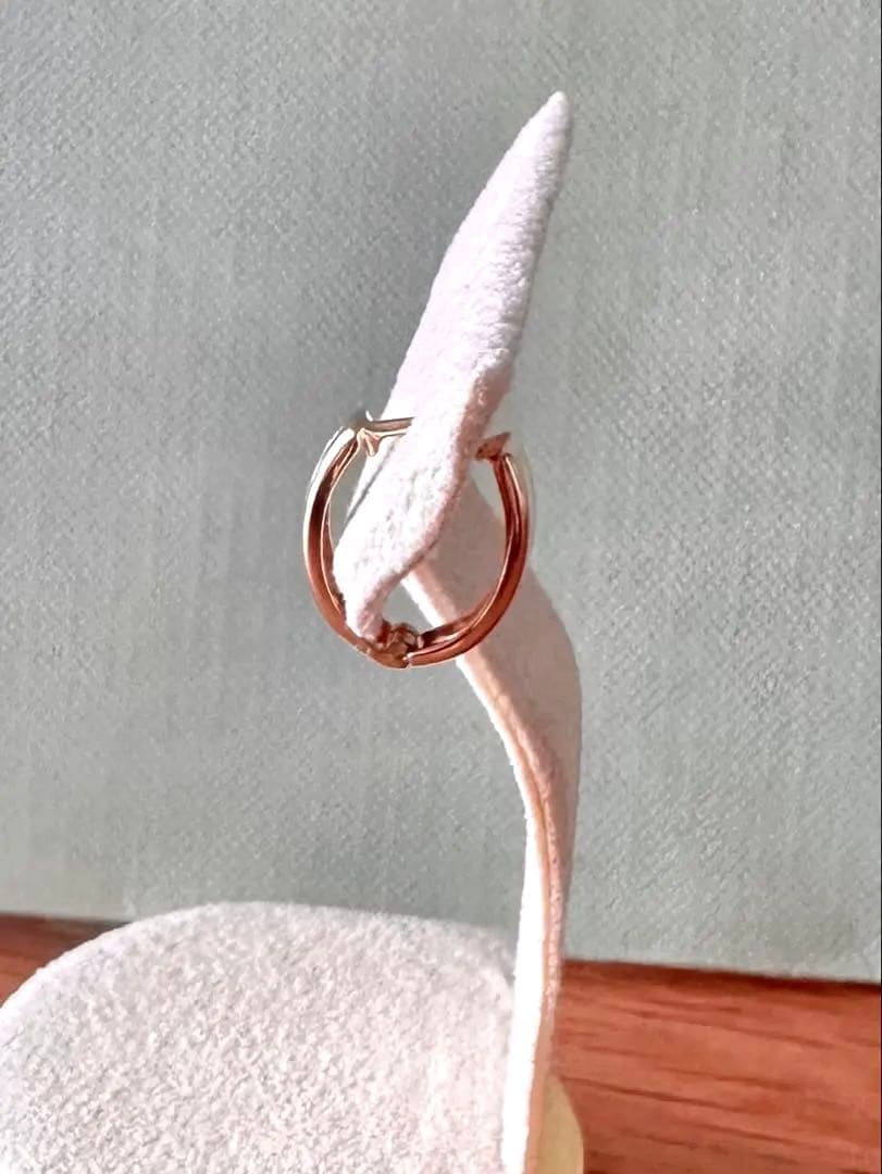 みー様　K14刻印あり 上品フープピアス片耳用14金