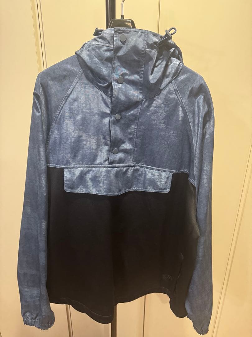 Dior ナイロンジャケット フード付き 青黒