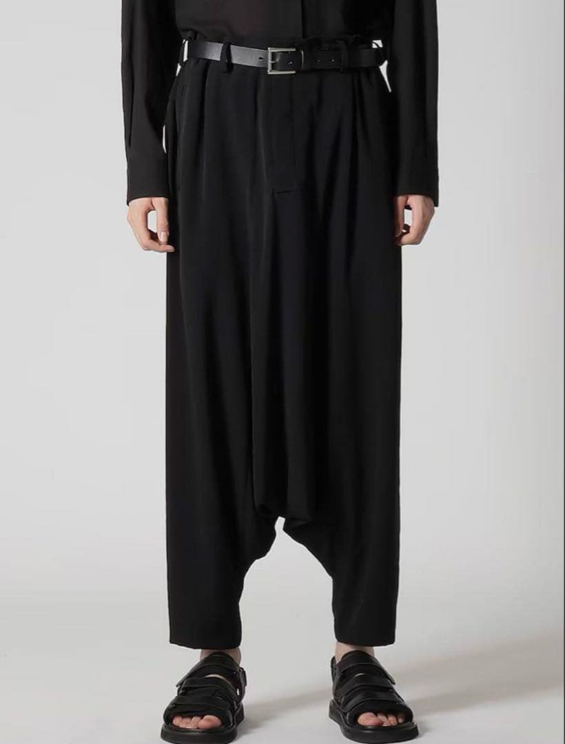 ヨウジヤマモトプールオム サルエルパンツ トリアセテート 1