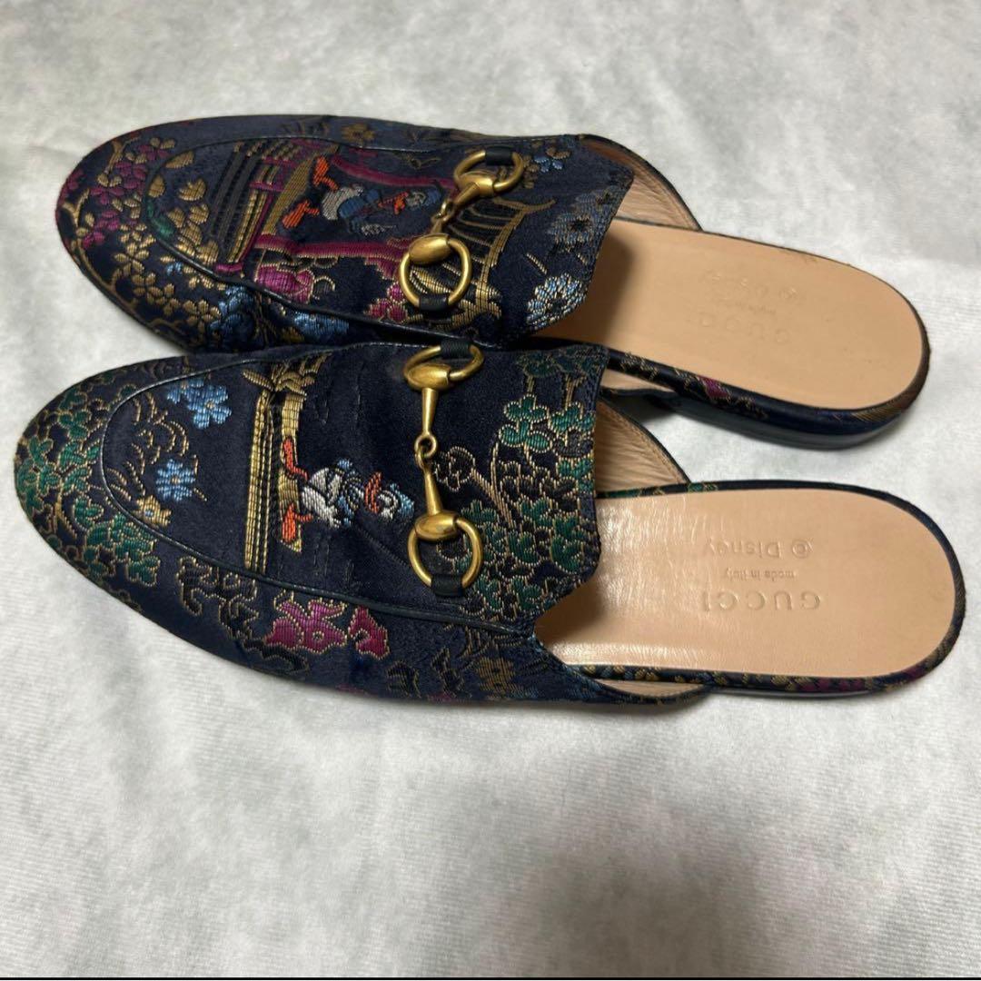 mermaid　　ディズニーコラボ　GUCCI ミュール　24センチ