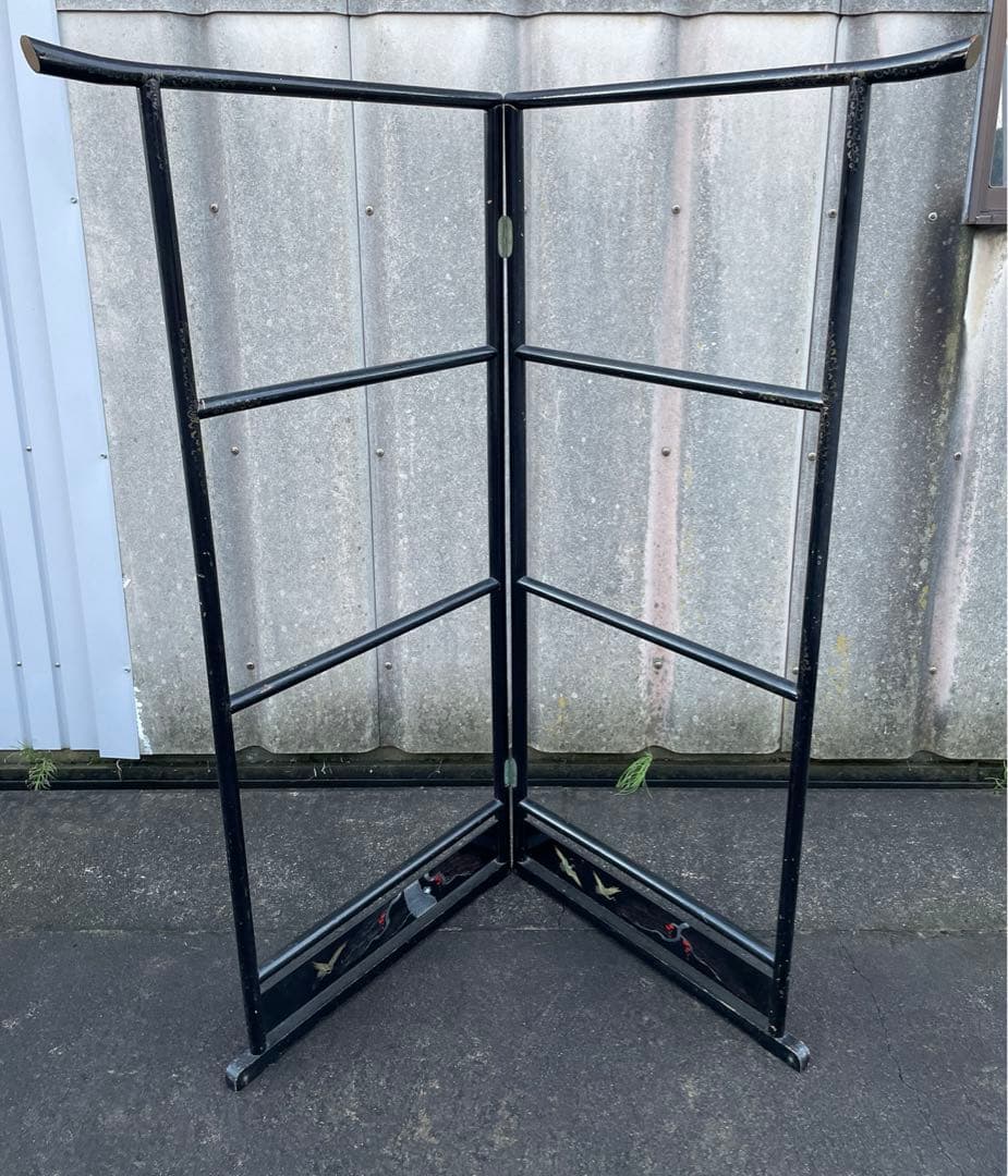 稀少/古道具/当時物/無垢材/木製/衣紋掛け/衣桁/着物掛け/29