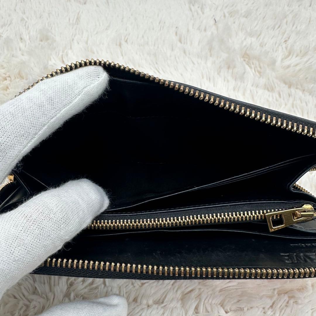 美品✨ロエベ　長財布　ラウンドジップ　パズル　アナグラム　マルチカラー　レザー