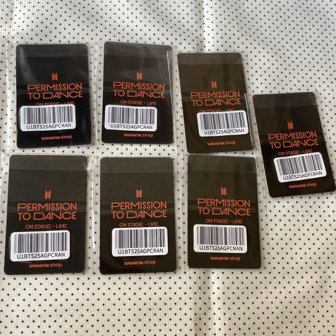 BTS P.T.D STAGE-SEOUL GLOBAL トレカ 7枚