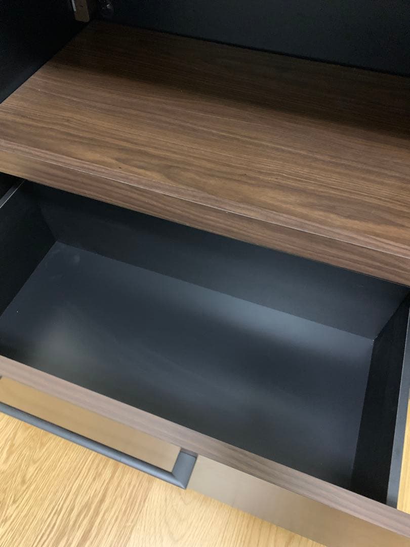 COLK 120 COUNTER ダークブラウン 食器棚