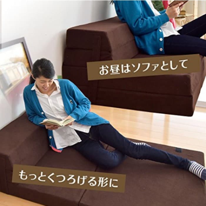 ★これは便利！！！★ソファーマットレス 高反発 シングル