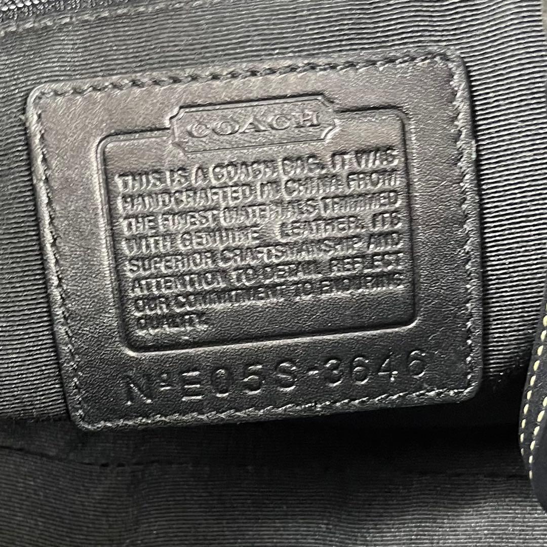 バッグ Coach Signature Soho Hand Bag Black