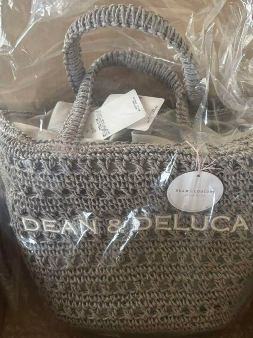 完売品　✨DEAN ＆ DELUCA×BEAMSクロッシェバスケットバッグ S✨