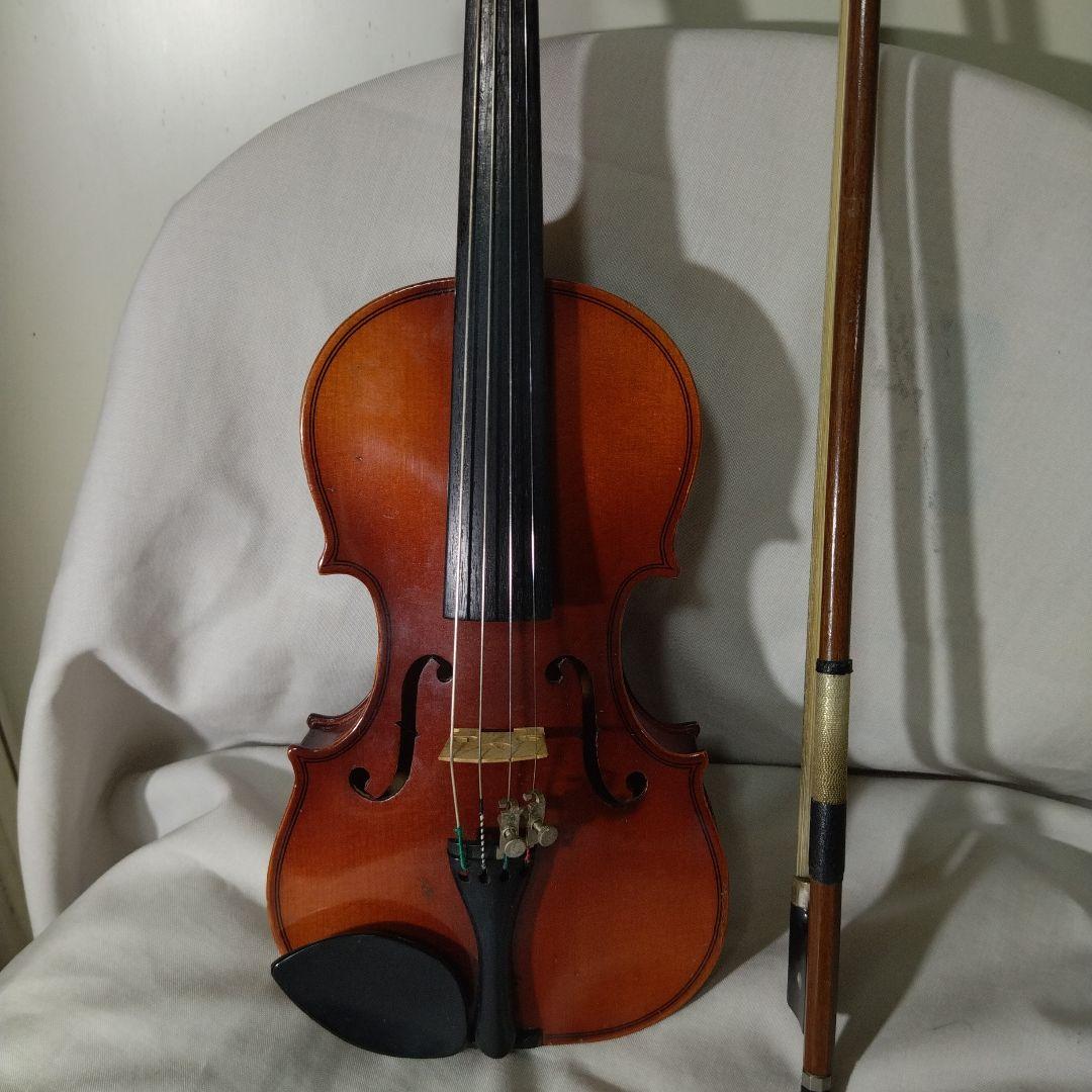 ♥4才前後の子供用♥スズキバイオリン1/10メンテ済♥品番220♥弓ケ―ス松脂付