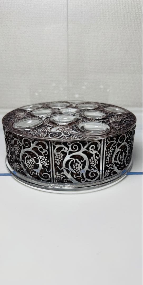 ラリック LALIQUE ロジェ パチネ 小物入れ オブジェ クリスタル✨