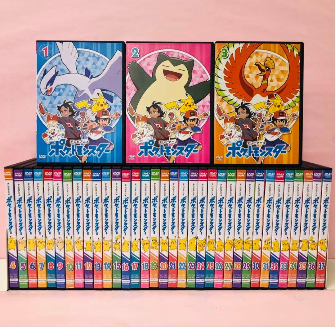 新品ケース付　2019年版/新無印編　ポケットモンスター　ポケモン　DVDセット