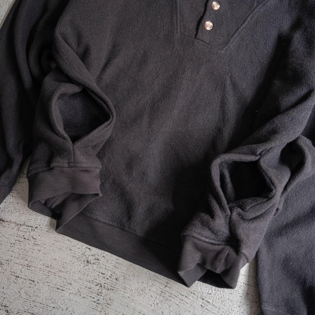 【希少タイプ】 90s vintage フリース ヘンリーネック プルオーバー