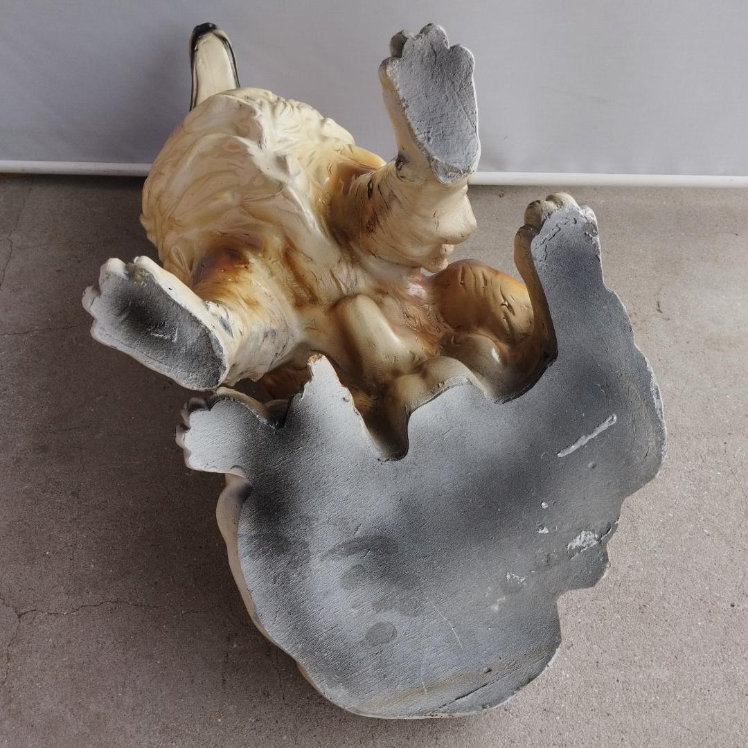 コリー 特大 置物 オブジェ インテリア ガーデン 犬の置物