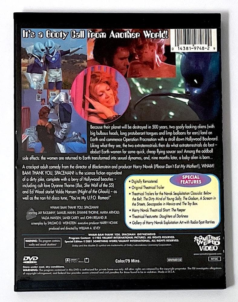 廃盤 DVD WHAM-BAM-THANK YOU, SPACEMAN