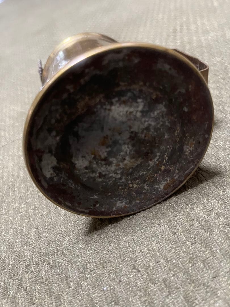 アンティーク　ランタン　オイル　ランプ　芯2本