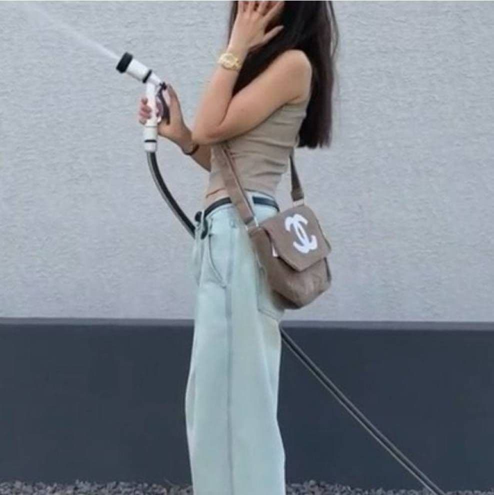 かぁ ショルダーバッグ ベージュ ノベルティ