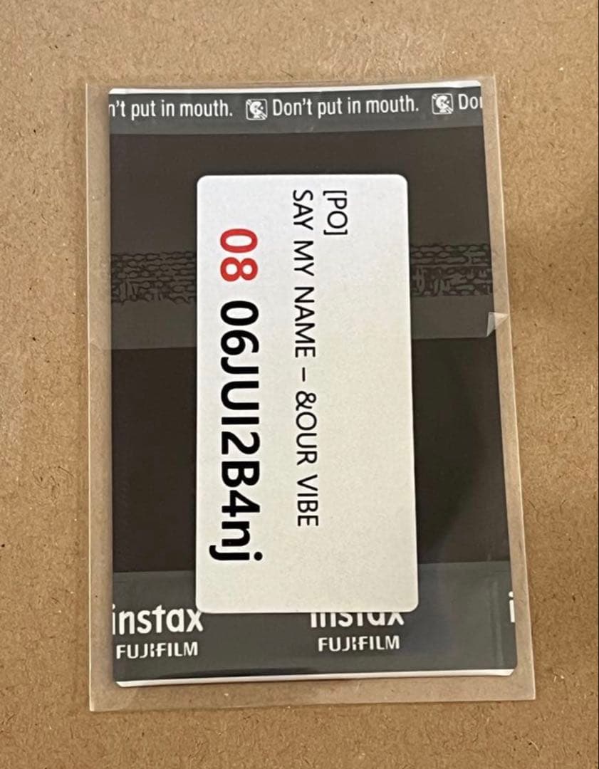 【当選者限定】ソハ 直筆サイン入り ポラロイド　hellolive セマネ