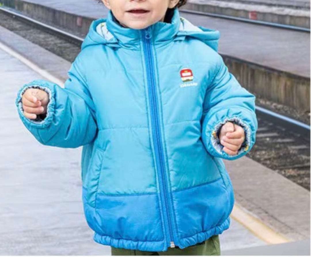 kladskap 乗り物リバーシブル中わたブルゾン