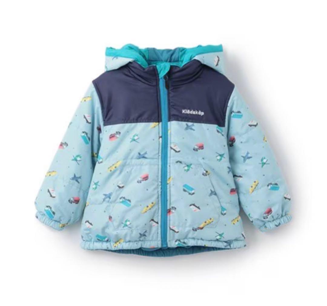 kladskap 乗り物リバーシブル中わたブルゾン