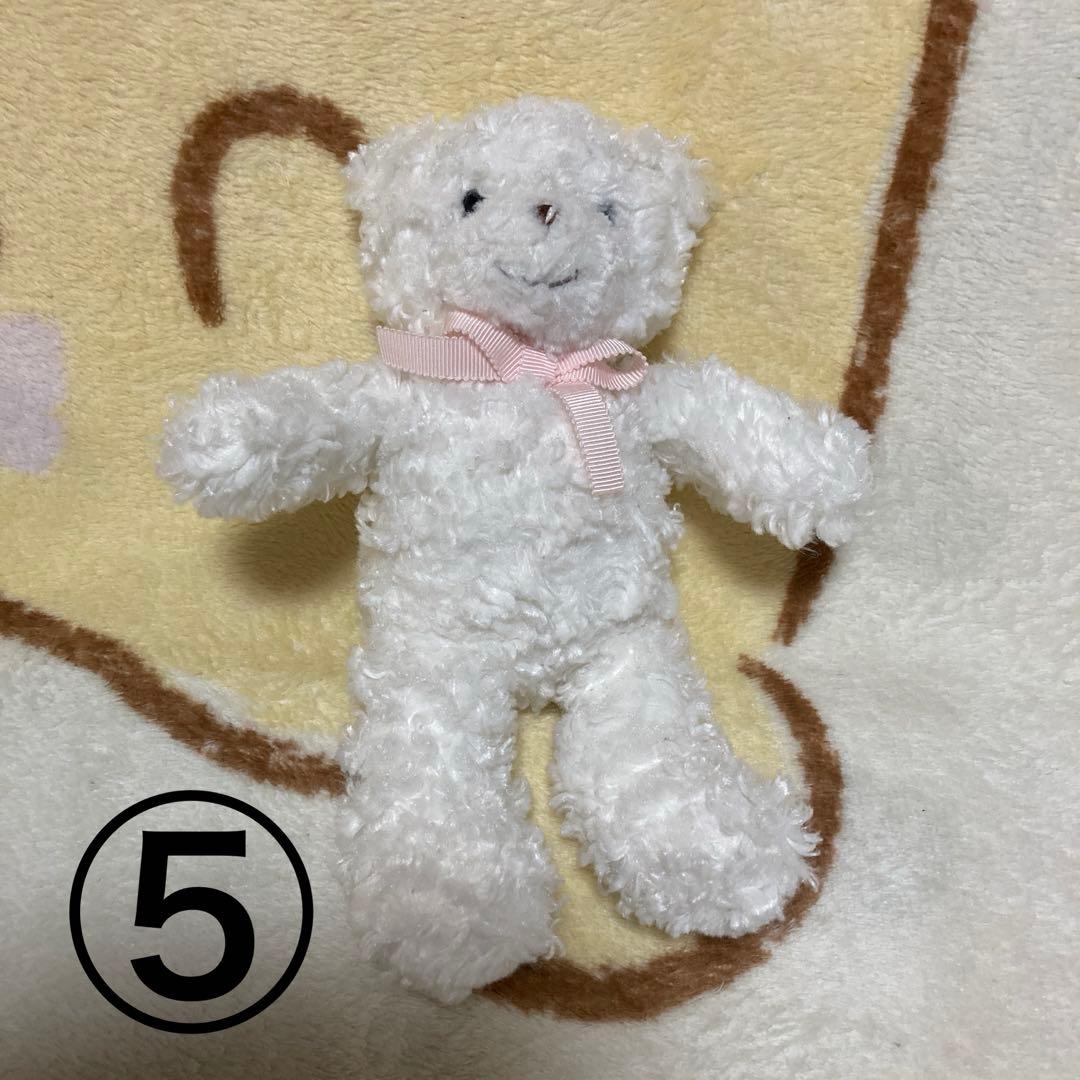 ファミリア ベア ぬいぐるみ＆パペット ファミちゃん　6コセット　中古品