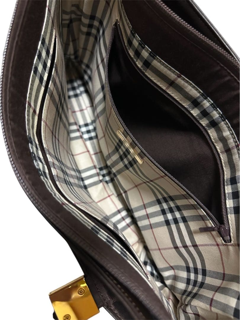 archive BURBERRY トートバッグ　レザー　バーバリー