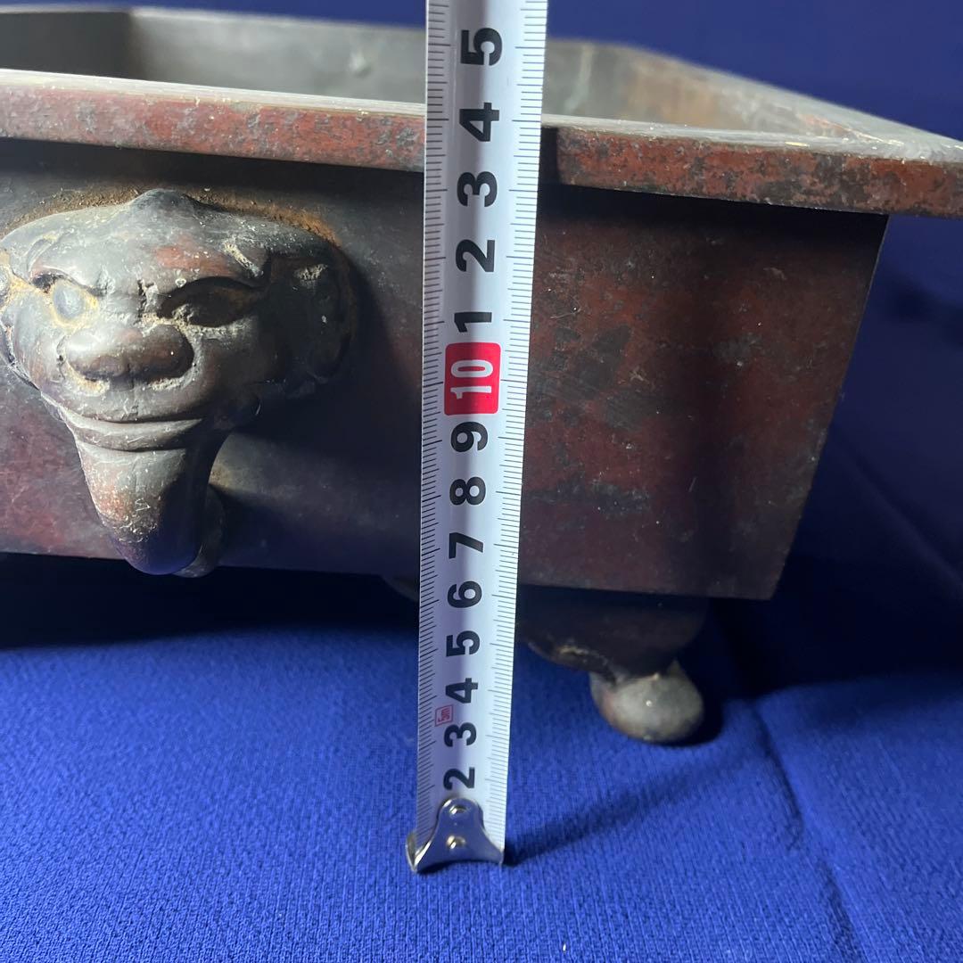 水盤　花器　中国古美術　古銅　真鍮