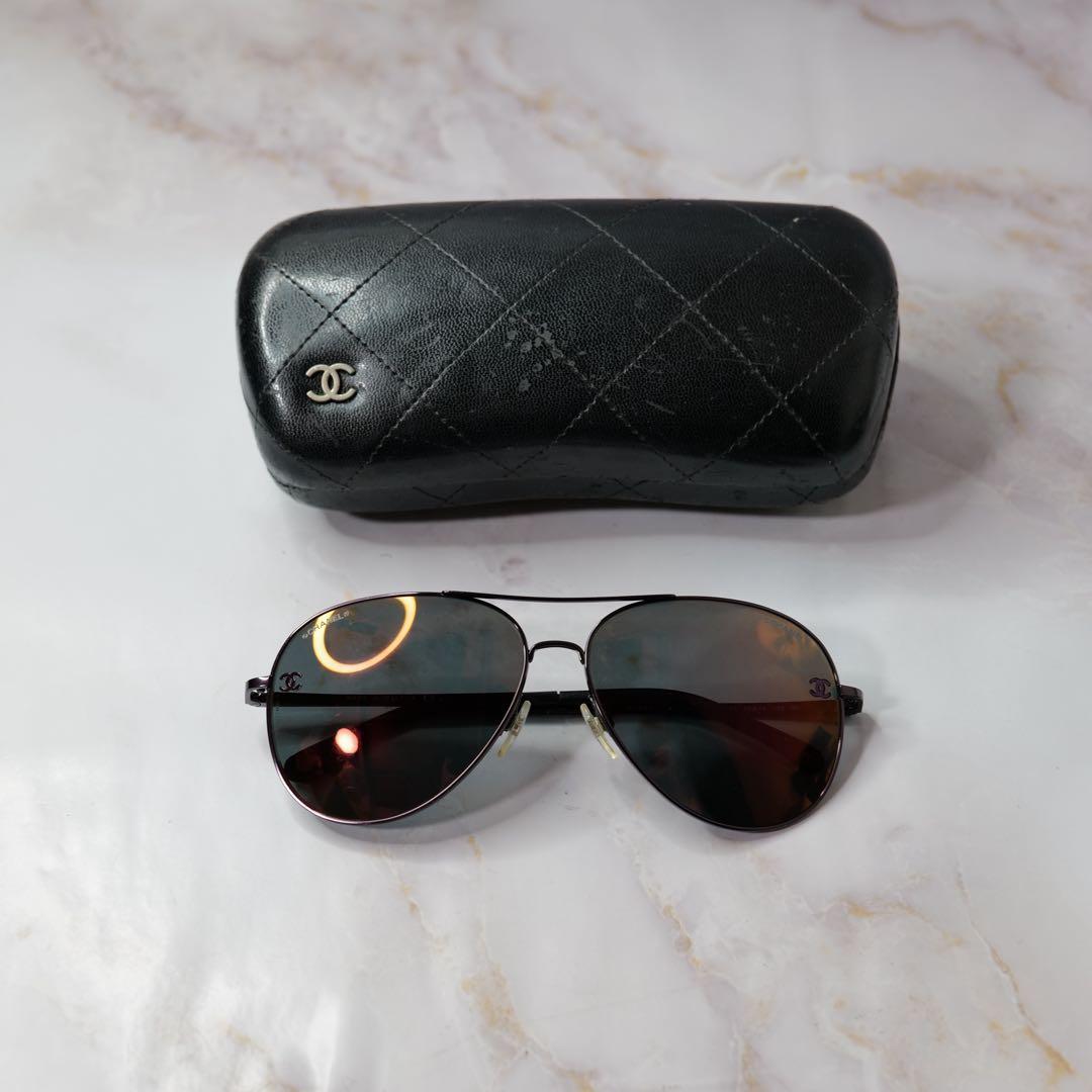 CHANEL シャネル ティアドロップ Y2K モード サングラス ケース付き