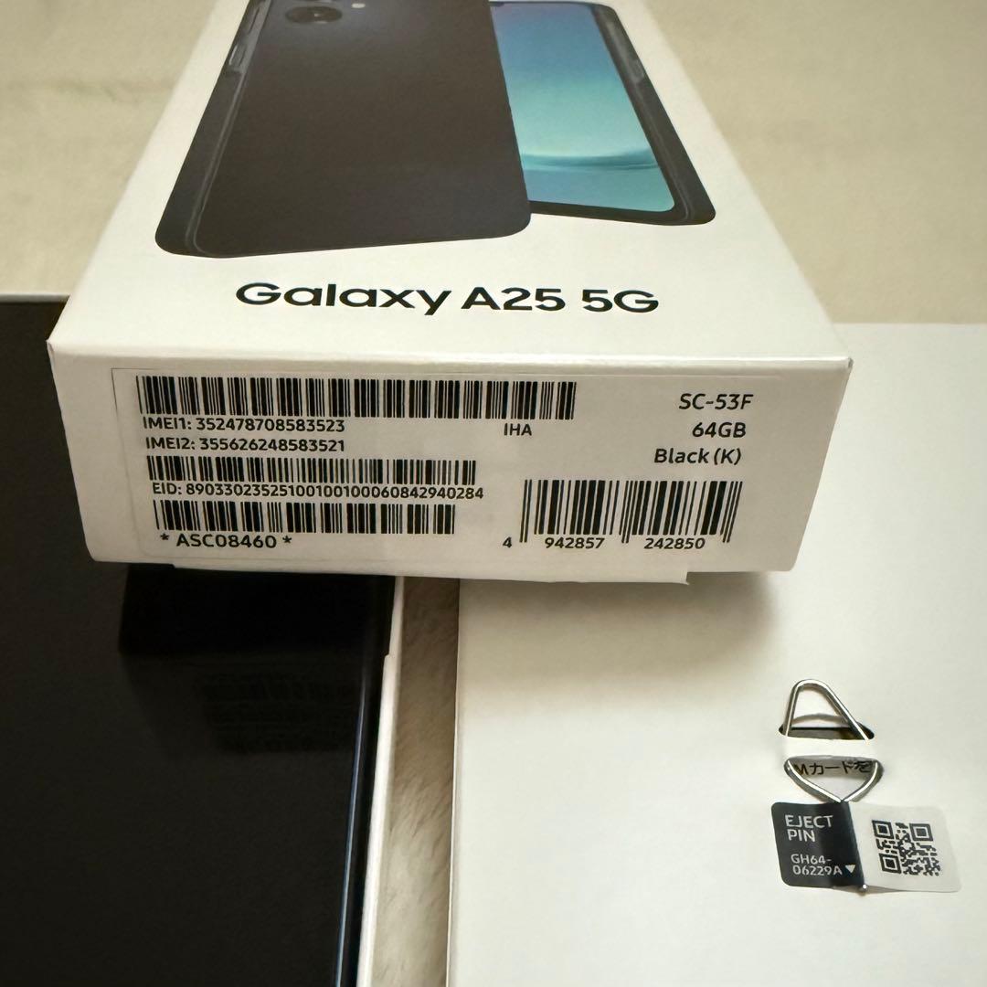GALAXY ギャラクシー A25 5G Black 本体