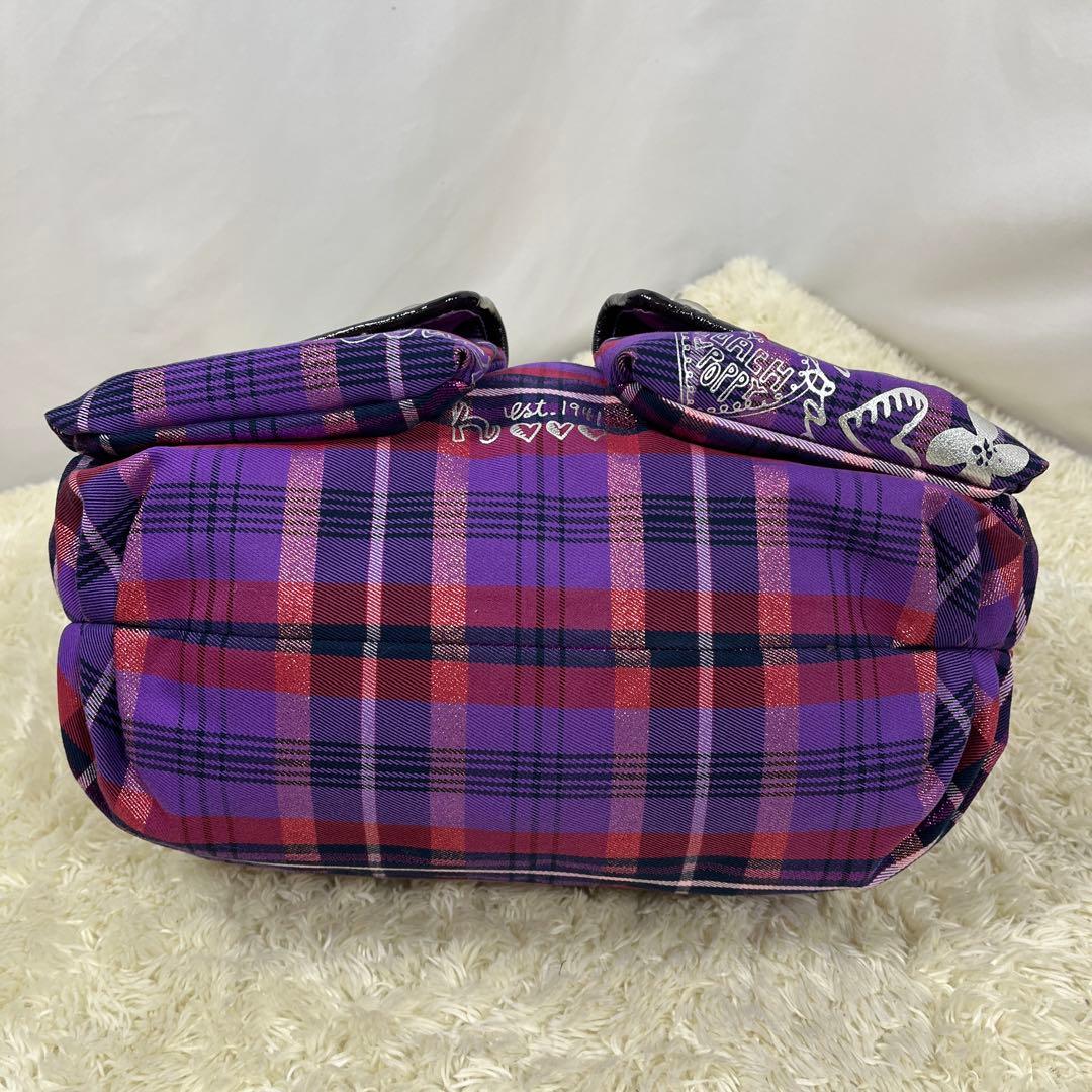 未使用級　COACH コーチ POPPY ショルダーバッグ y2k 紫　袋付き