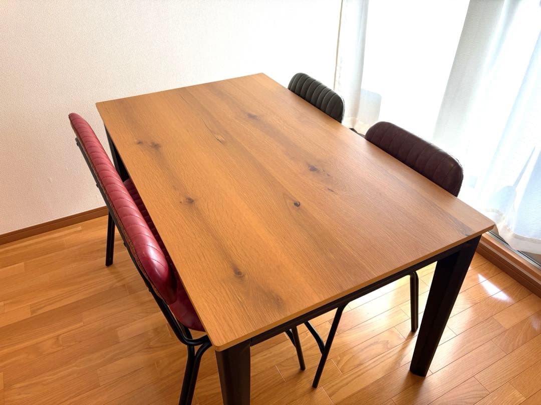 ダイニングチェア緑色【ダイニングテーブルも同時に出品中！】