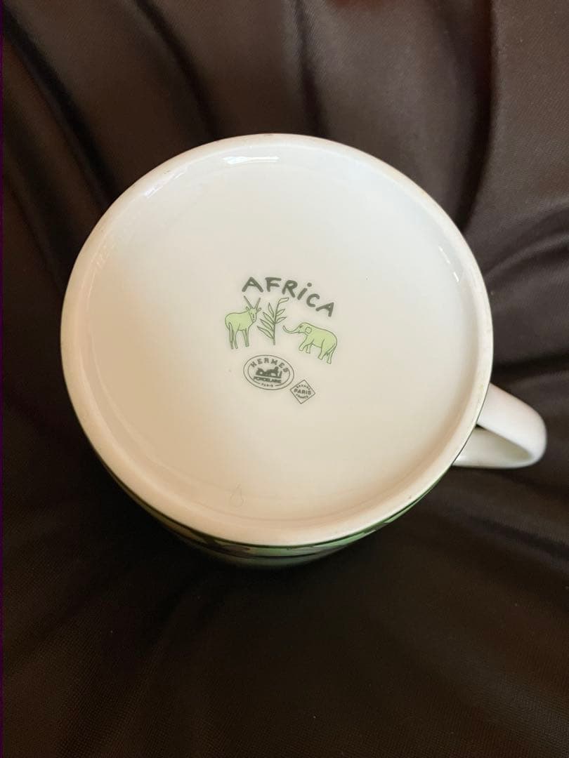 HERMES トゥカン　アフリカ　〔アニマル〕マグカップ　2点　エルメス