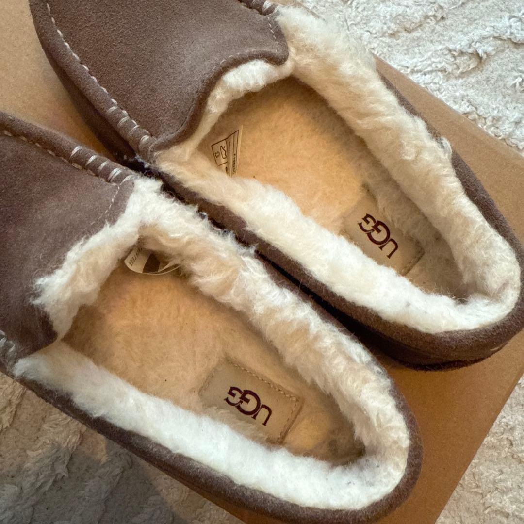【UGG】モカシン/美品/Hickory Sand EU37/23.5cm