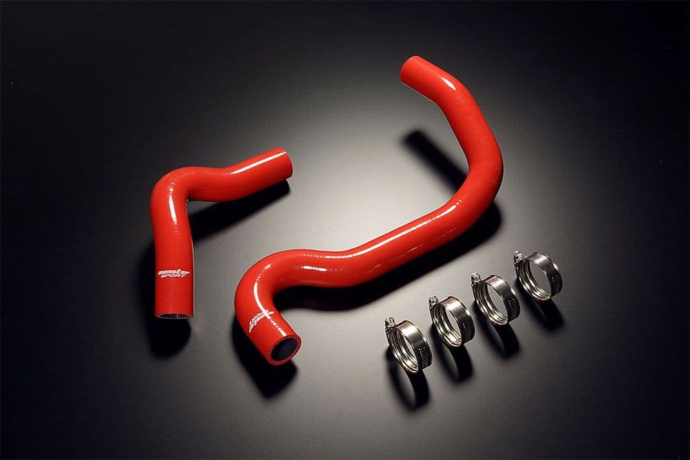 monster SPORT ジムニー JB64W ラジエーターホース 赤