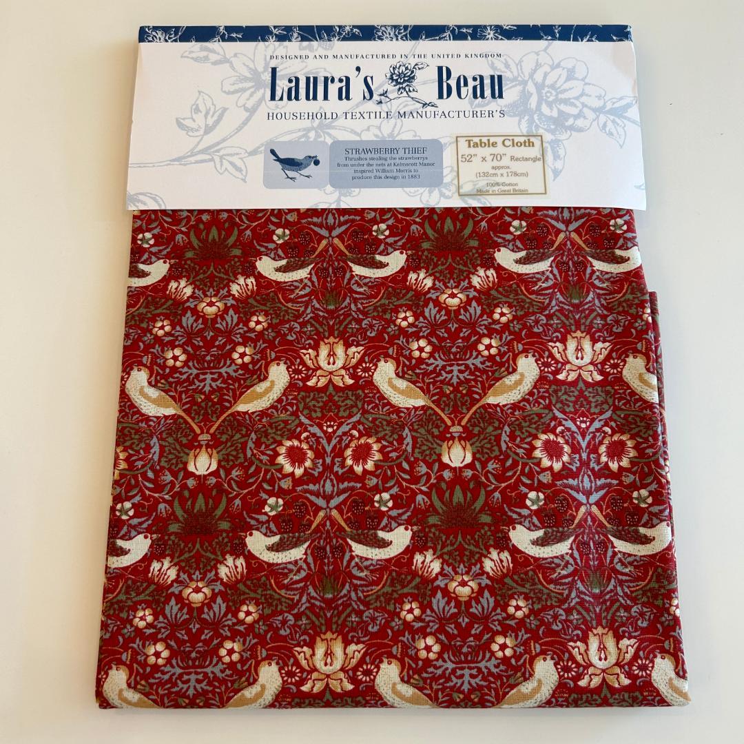 年末特別セール　アウトレット♥ウィリアムモリス英国製テーブルクロス２個セット