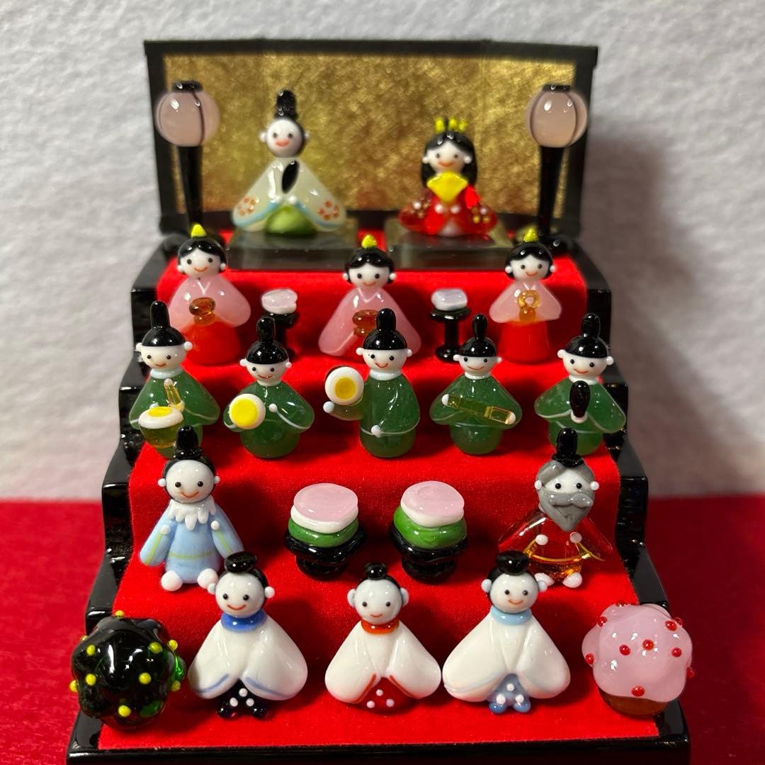 mishi38　お雛様五段飾りセット　ミニチュア