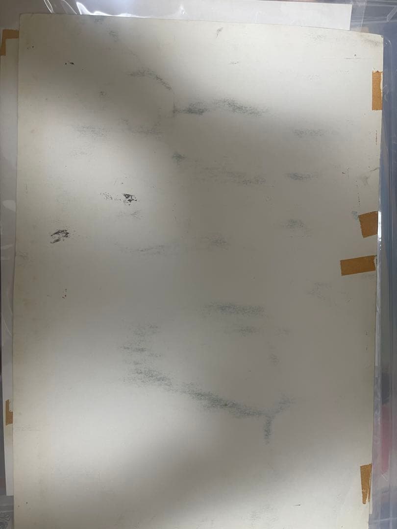 遠い海から来たクー　山本二三　直筆美術背景画　美術ボード