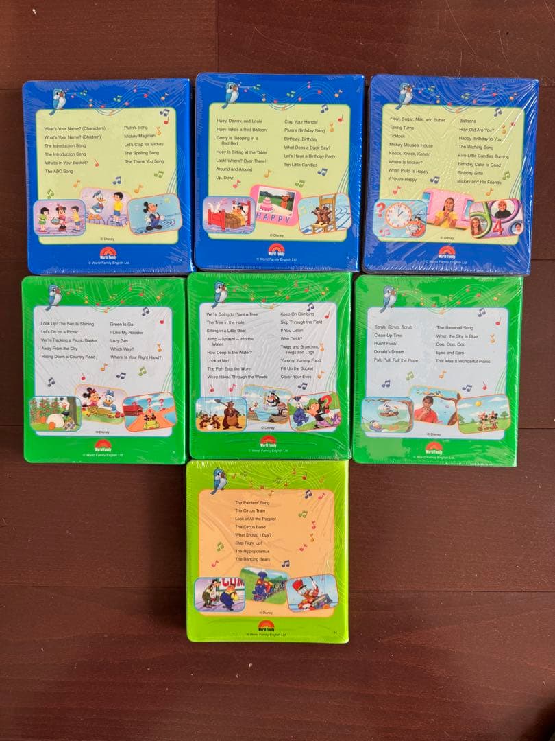 Disney's World of English DVD 1-7 セット