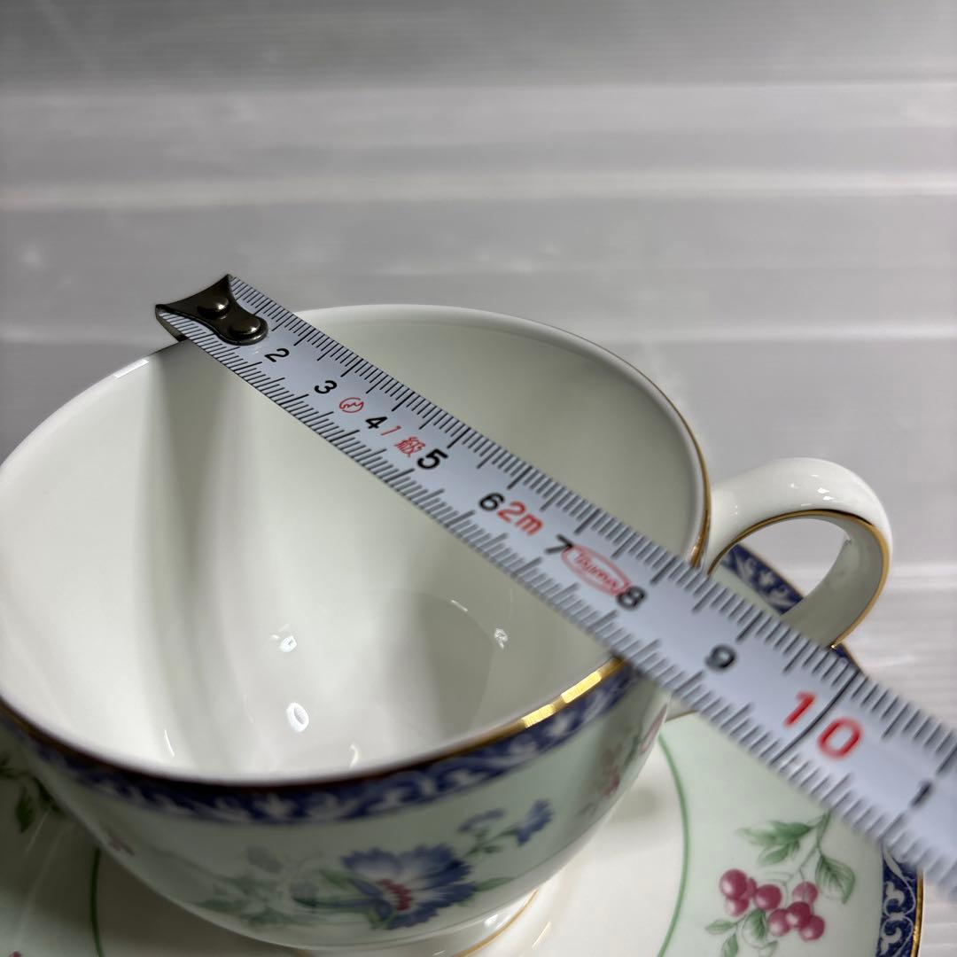  MEADOW FIELD コーヒーカップ2客　四角皿