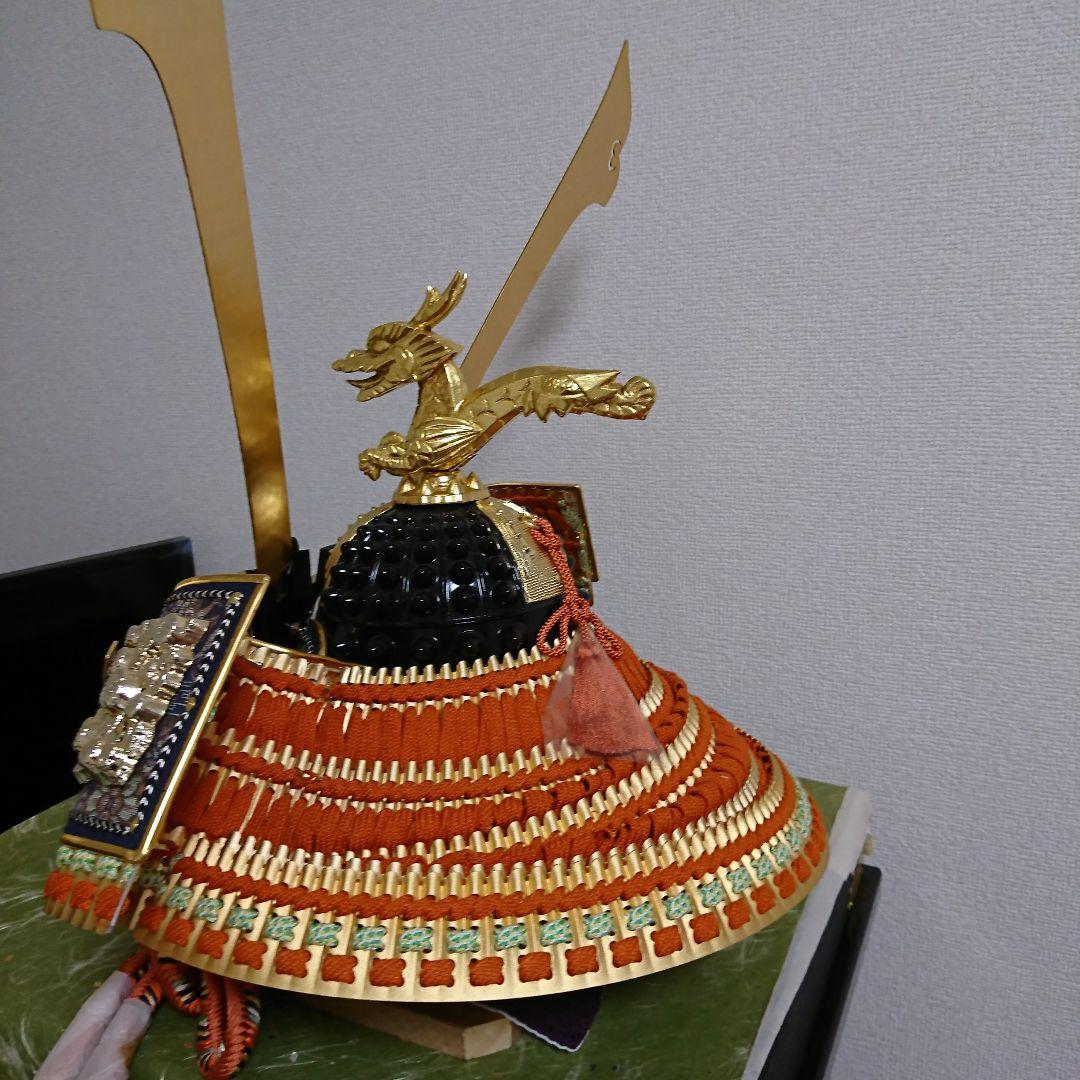 兜　兜師　龍玉作　五月人形 豪華装飾