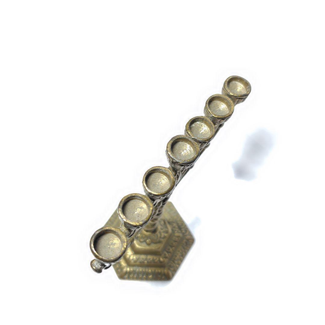 ✨ユダヤ教✨燭台★メノーラー★7枝★イスラエル★キャンドルスタンド★アンティーク