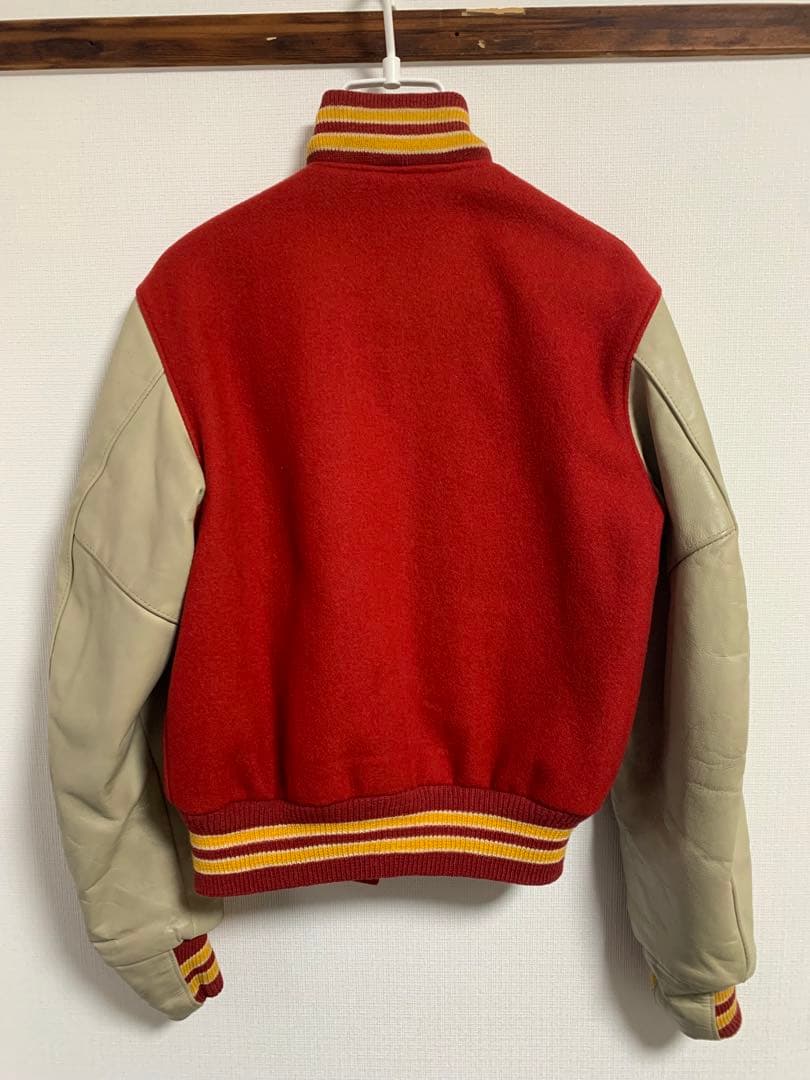 Golden Bear スタジャン XS レッド/ベージュ