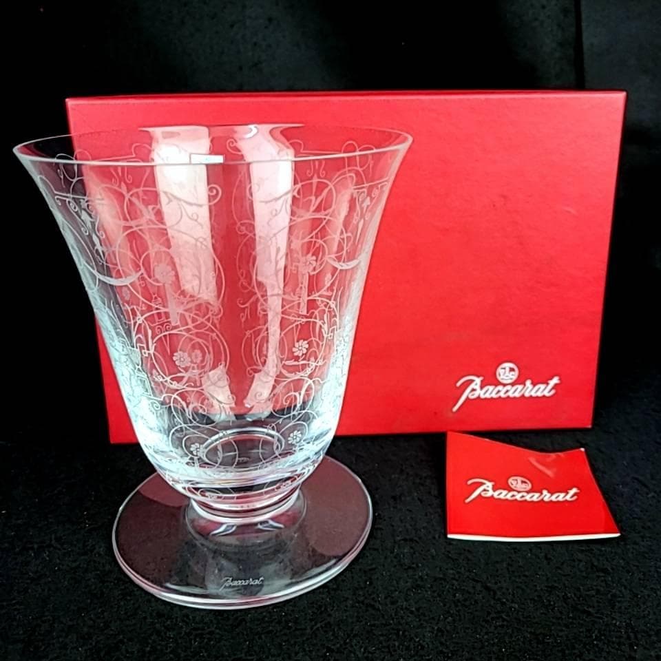▽未使用級▽バカラ ミケランジェロ 花瓶 フラワーベース　箱つき