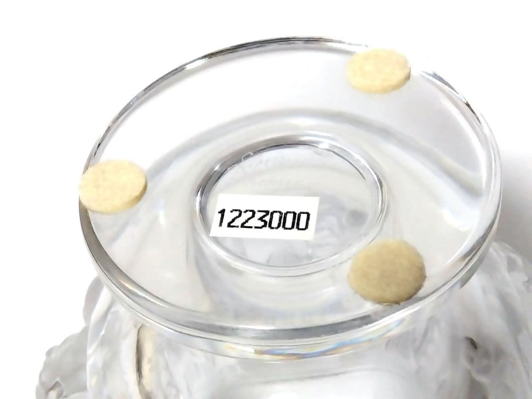 【未使用】LALIQUE ダンピエール ベース 花瓶 1223000