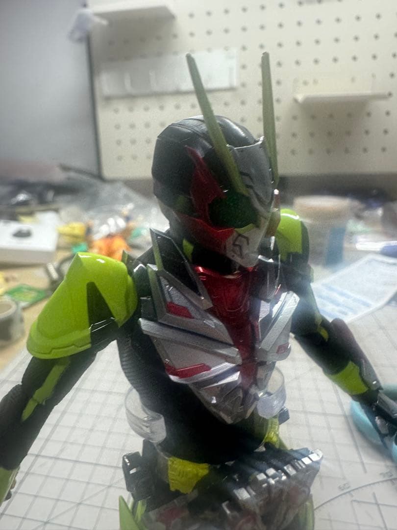 改造品 S.H.Figuarts 仮面ライダーゼロスリー 発光.ver