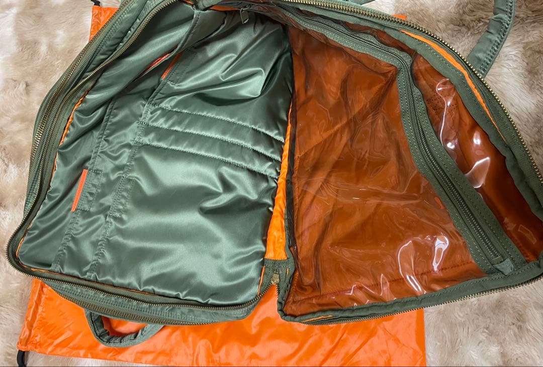 【現行タグ・美品】PORTER タンカー オーバーナイト3way 2層 大容量